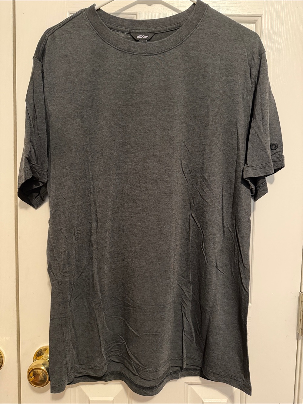 allbirds Men’s Short Sleeve Tee in Charcoal